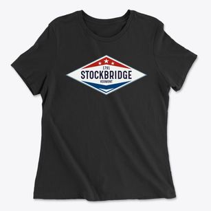 Stockbridge Vermont Diamond Star Women's Cotton T-Shirt