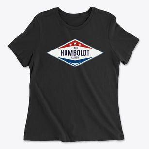 Humboldt Illinois Diamond Star Women's Cotton T-Shirt