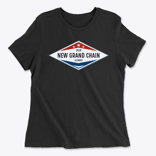 New Grand Chain Illinois Diamond Star Women's Cotton T-Shirt