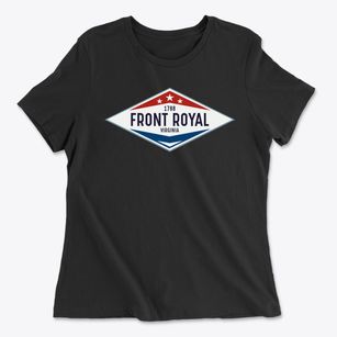 Front Royal Virginia Diamond Star Women's Cotton T-Shirt