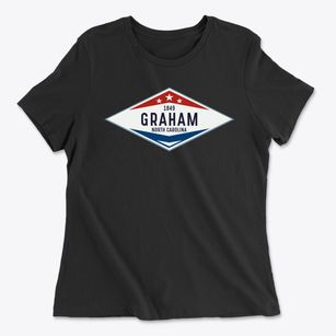Graham North Carolina Diamond Star Women's Cotton T-Shirt