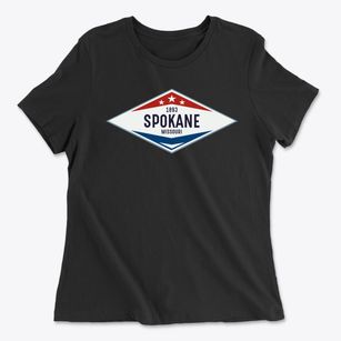Spokane Missouri Diamond Star Women's Cotton T-Shirt