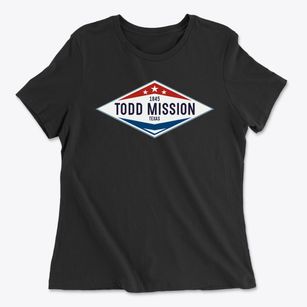 Todd Mission Texas Diamond Star Women's Cotton T-Shirt