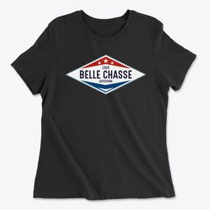 Belle Chasse Louisiana Diamond Star Women's Cotton T-Shirt