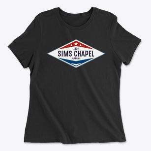 Sims Chapel Alabama Diamond Star Women's Cotton T-Shirt