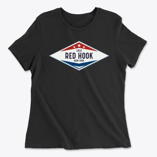 Red Hook New York Diamond Star Women's Cotton T-Shirt