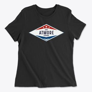 Atmore Alabama Diamond Star Women's Cotton T-Shirt