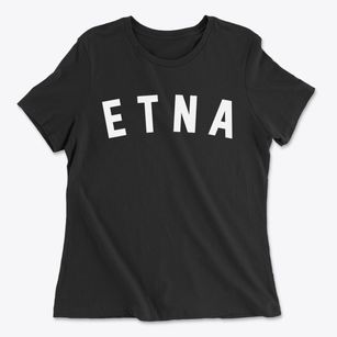Etna Maine Classic Curve Women's Cotton T-Shirt