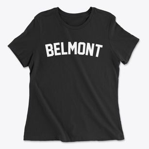 Belmont Massachusetts Classic Curve Women's Cotton T-Shirt