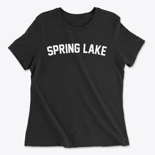 Spring Lake Indiana Classic Curve Women's Cotton T-Shirt