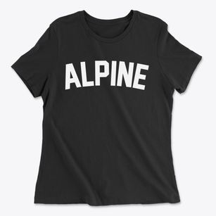 Alpine Oregon Classic Curve Women's Cotton T-Shirt
