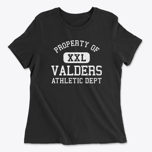 Valders Wisconsin Athletic Dept Women's Cotton T-Shirt