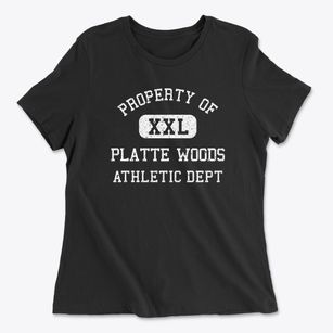 Platte Woods Missouri Athletic Dept Women's Cotton T-Shirt