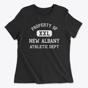 New Albany Ohio Athletic Dept Women's Cotton T-Shirt