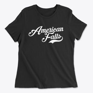 American Falls Idaho Vintage Team Women's Cotton T-Shirt