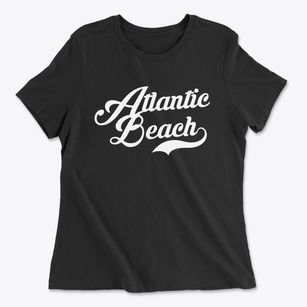 Atlantic Beach New York Vintage Team Women's Cotton T-Shirt
