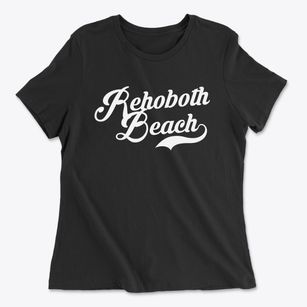 Rehoboth Beach Delaware Vintage Team Women's Cotton T-Shirt