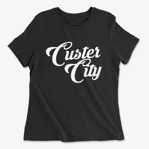 Custer City Oklahoma Vintage Team Women's Cotton T-Shirt