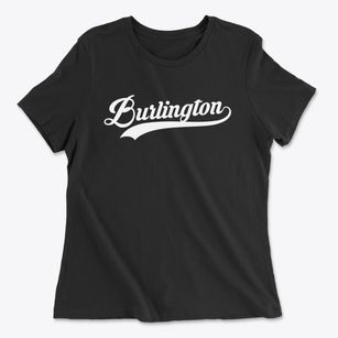 Burlington Wisconsin Vintage Team Women's Cotton T-Shirt