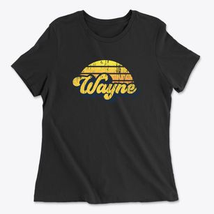 Wayne New York Sublime Sunset Women's Cotton T-Shirt