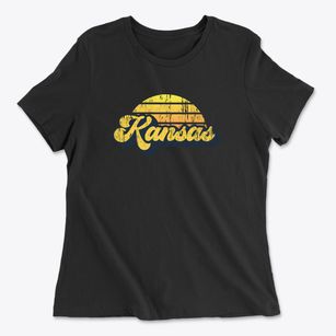 Kansas Illinois Sublime Sunset Women's Cotton T-Shirt
