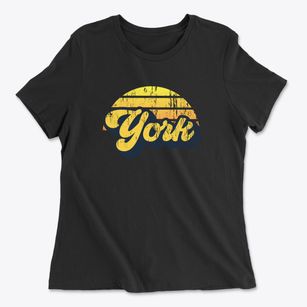 York Maine Sublime Sunset Women's Cotton T-Shirt