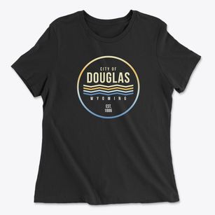 Douglas Wyoming Color Fade Women's Cotton T-Shirt