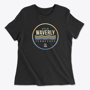 Waverly Tennessee Color Fade Women's Cotton T-Shirt