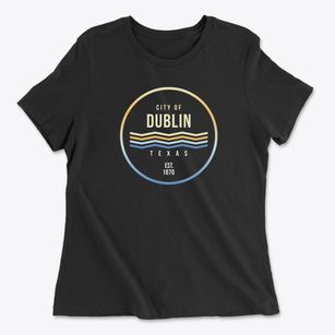 Dublin Texas Color Fade Women's Cotton T-Shirt