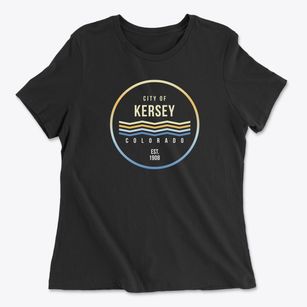Kersey Colorado Color Fade Women's Cotton T-Shirt