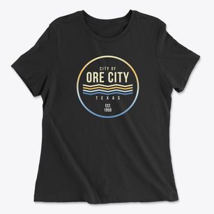 Ore City Texas Color Fade Women's Cotton T-Shirt