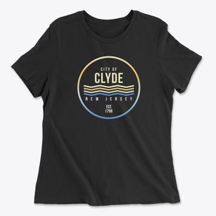 Clyde New Jersey Color Fade Women's Cotton T-Shirt