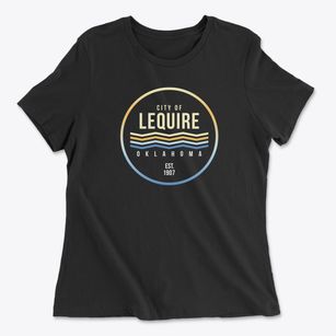 Lequire Oklahoma Color Fade Women's Cotton T-Shirt