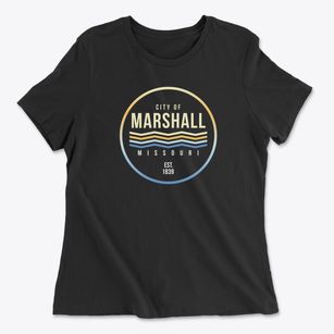 Marshall Missouri Color Fade Women's Cotton T-Shirt