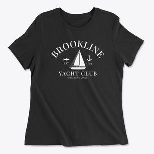 Brookline Vermont Yacht Club Women's Cotton T-Shirt