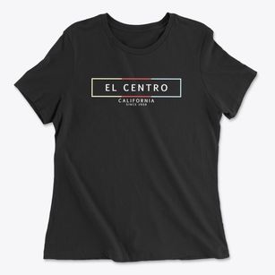 El Centro California Artbox Women's Cotton T-Shirt