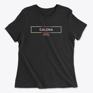 Galena Ohio Artbox Women's Cotton T-Shirt