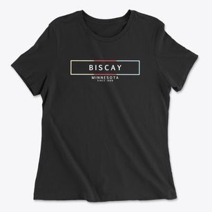 Biscay Minnesota Artbox Women's Cotton T-Shirt