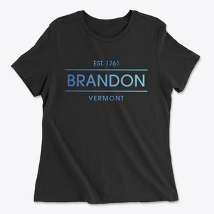 Brandon Vermont Horizon Women's Cotton T-Shirt