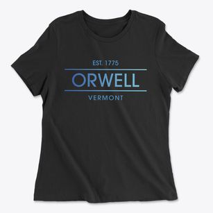 Orwell Vermont Horizon Women's Cotton T-Shirt