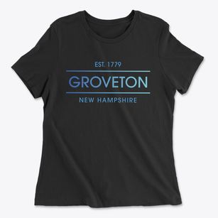 Groveton New Hampshire Horizon Women's Cotton T-Shirt