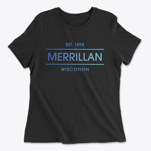 Merrillan Wisconsin Horizon Women's Cotton T-Shirt