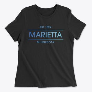 Marietta Minnesota Horizon Women's Cotton T-Shirt