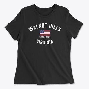 Walnut Hills Virginia Patriot Women's Cotton T-Shirt