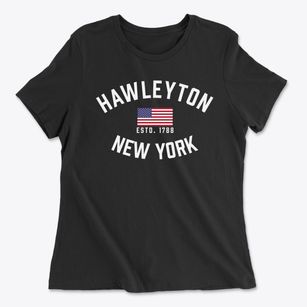Hawleyton New York Patriot Women's Cotton T-Shirt