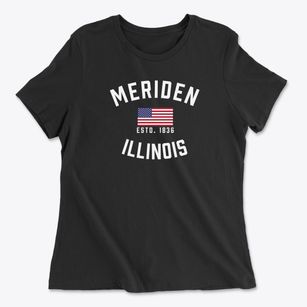 Meriden Illinois Patriot Women's Cotton T-Shirt