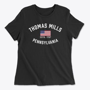 Thomas Mills Pennsylvania Patriot Women's Cotton T-Shirt