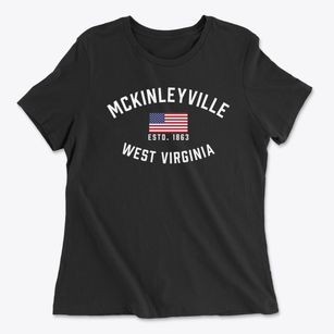 Mckinleyville West Virginia Patriot Women's Cotton T-Shirt