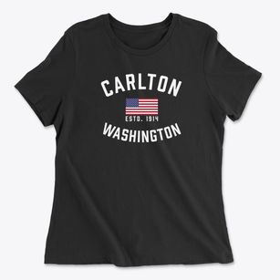 Carlton Washington Patriot Women's Cotton T-Shirt