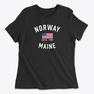 Norway Maine Patriot Women's Cotton T-Shirt